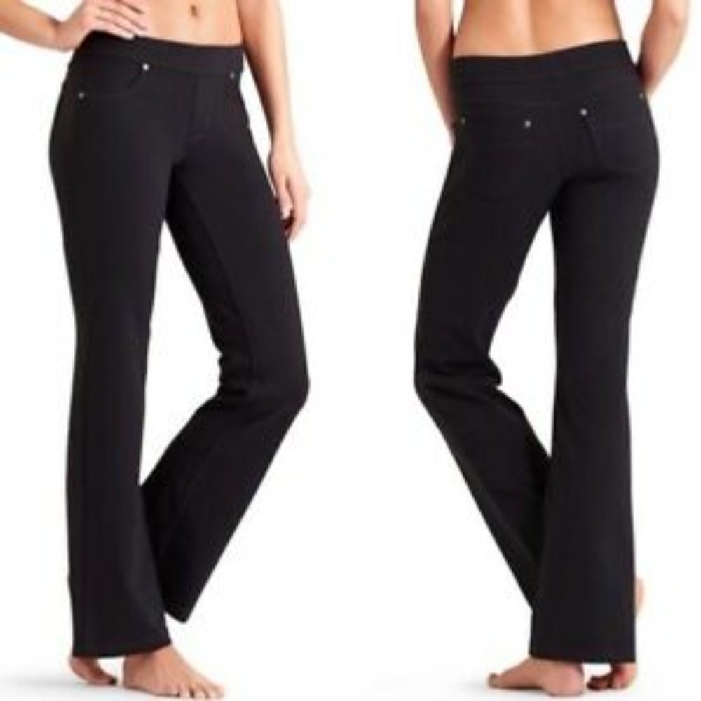 💚 ATHLETA Never Worn Black Stretch Pants SZ 4